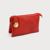 Kylie Crossbody Purse Red Smooth
