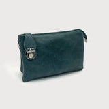 Kylie Crossbody Purse Teal Smooth