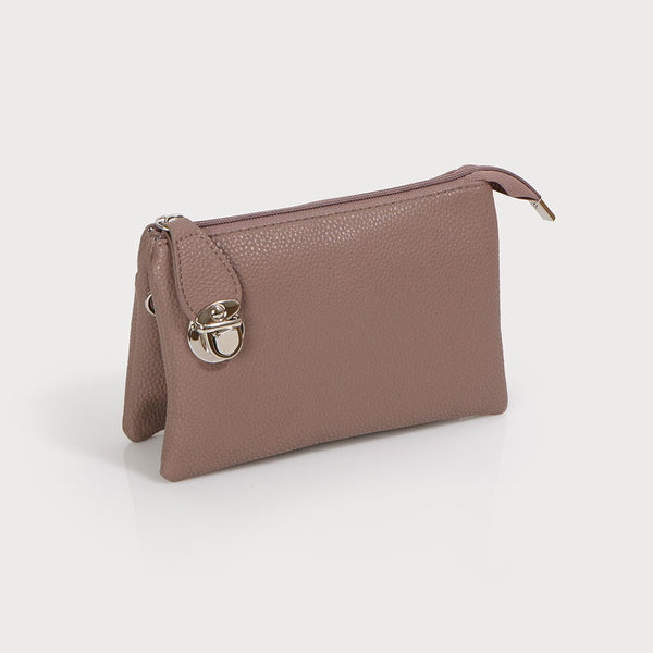 Kylie Crossbody Purse Rose Taupe