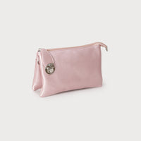 Kylie Crossbody Purse Pink Metallic