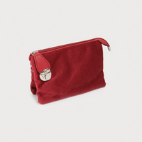 Kylie Crossbody Purse Velvet Bordeaux