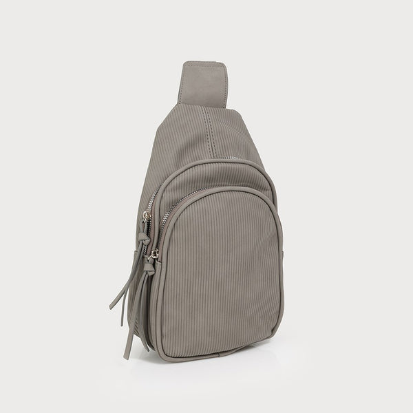 Sarah Corduroy Look Bag Grey