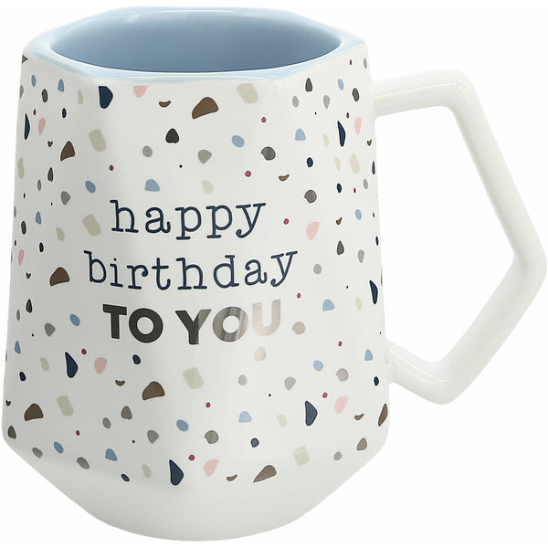 Geometric Mug Happy Birthday To You