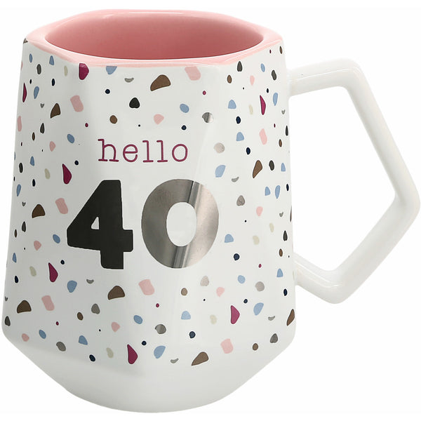 Geometric Mug Hello 40