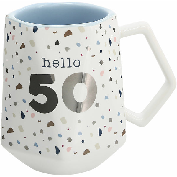 Geometric Mug Hello 50