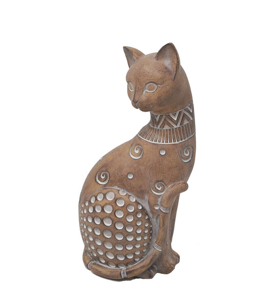 Aztec Cat Figure Large