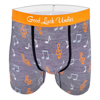 Good Luck Undies Music Notes