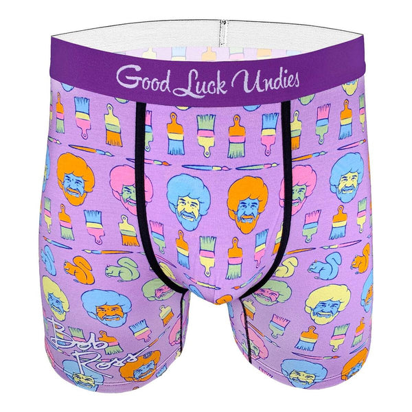 Good Luck Undies Bob Ross Happy Colours