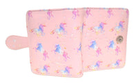 Small Zipper Wallet Unicorn Pink