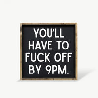Box Framed Print 9 PM