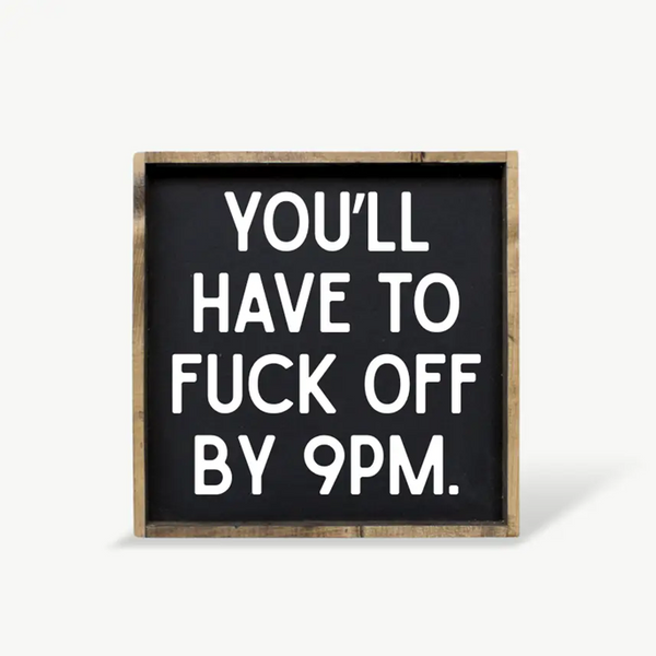 Box Framed Print 9 PM