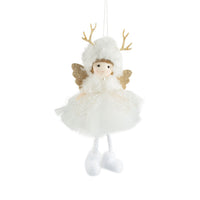 Angel w/Reindeer Antlers Ornament