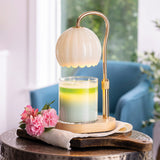 Candle Warmer Lamp Milk Glass