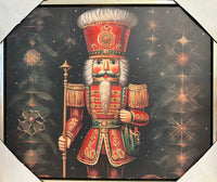 Framed Canvas Nutcracker