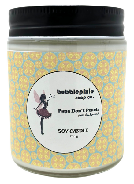 Soy Jar Candle Papa Don't Peach