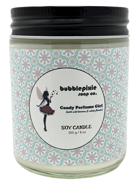 Soy Jar Candle Candy Perfume Girl