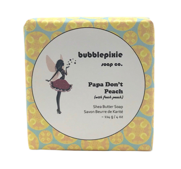 Shea Butter Soap Papa Don't Peach