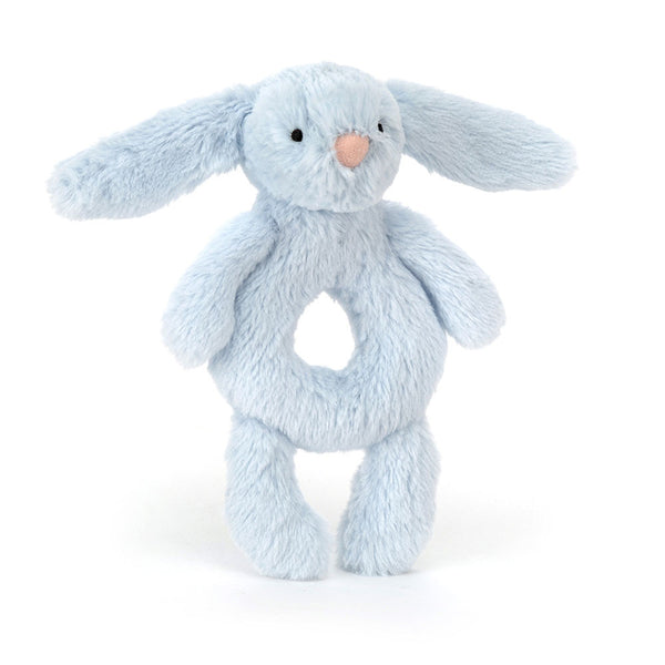 Bashful Bunny Blue Rattle
