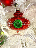 Glass Vintage Reflector Ornament