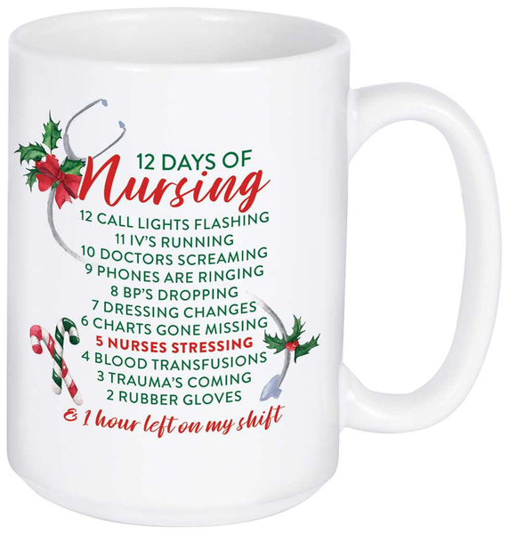 Boxed Mug 12 Days Of Nursing