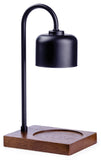 Candle Warmer Lamp Arched Black & Wood