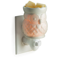 Pluggable Fragrance Warmer Porcelain Owl