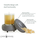 2-in-1 Candle & Wax Warmer Slate