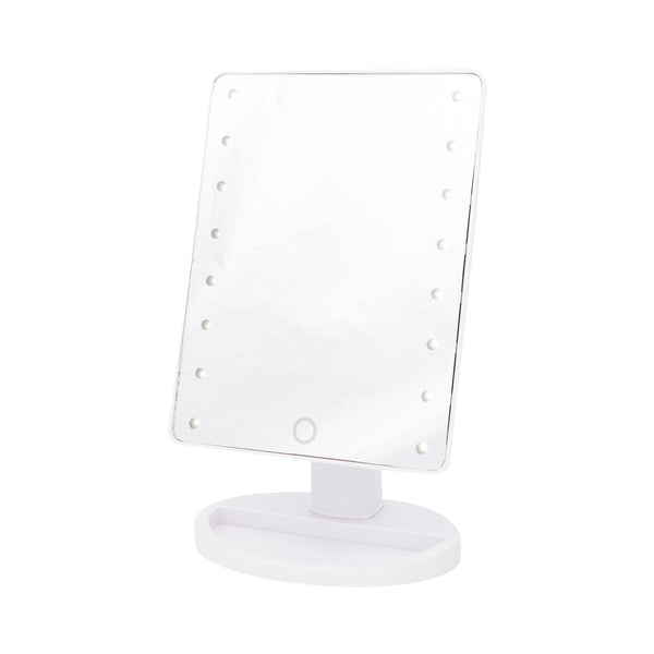 LED Vanity Mirror w/Tray White