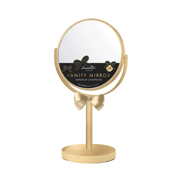 Bow Vanity Mirror Gold