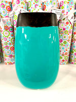 Paco Vase Teal