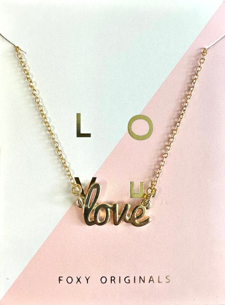 Love Necklace Gold