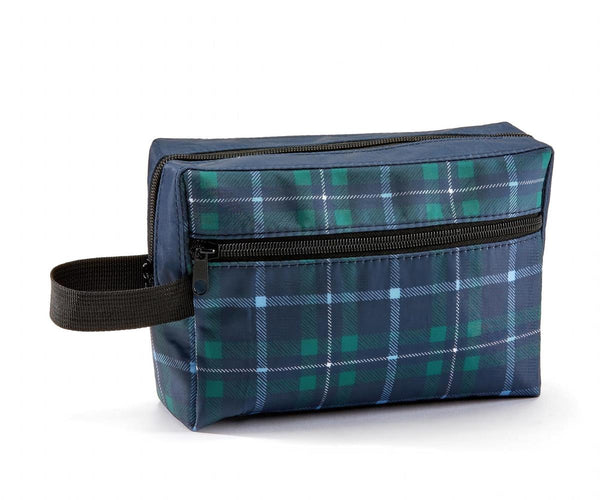 Plaid Toiletry Bag