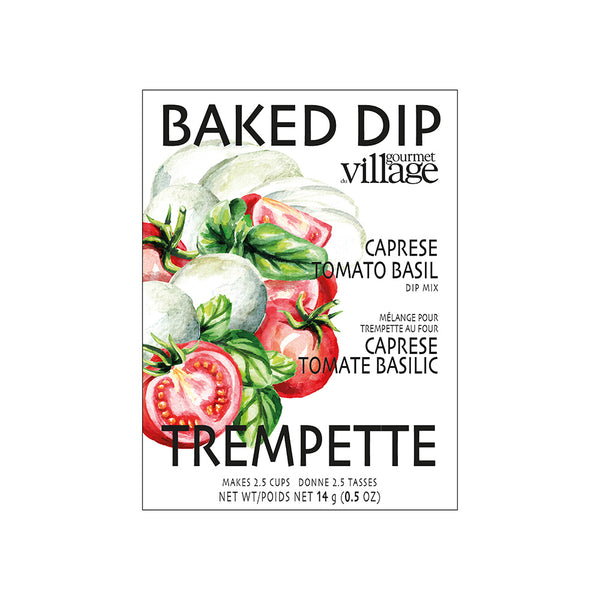 Baked Dip Mix Caprese Tomato Basil