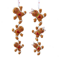 Gingerbread Men/Women Trio Ornament