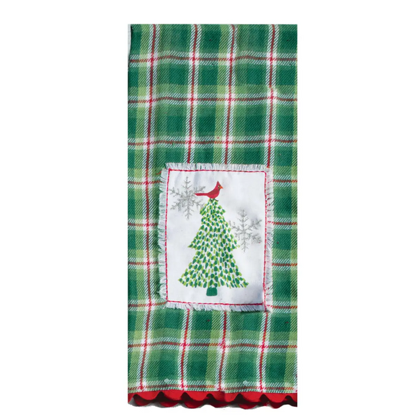 Woodland Walk Tea Towel Plaid