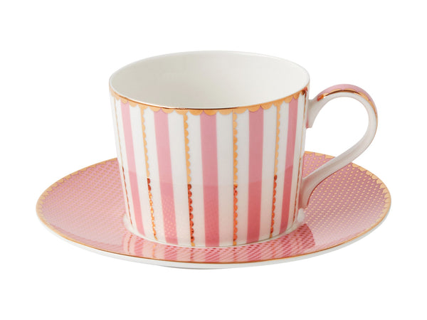 Regency Pink Teacup & Saucer