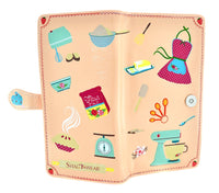 Large Zipper Wallet Baking Peach