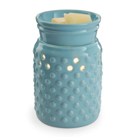 Midsize Illumination Wax Warmer Blue Hobnail