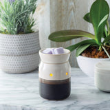 Midsize Illumination Wax Warmer Ivory & Iron