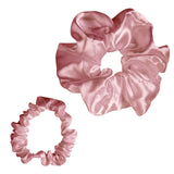 Satin Scrunchie Set Blush