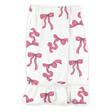 Plush Spa Wrap Pink Bows