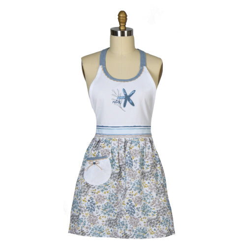 Blue Escape Hostess Apron