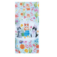 Easter Parade Dual Purpose Terry Towel Kitties Floral