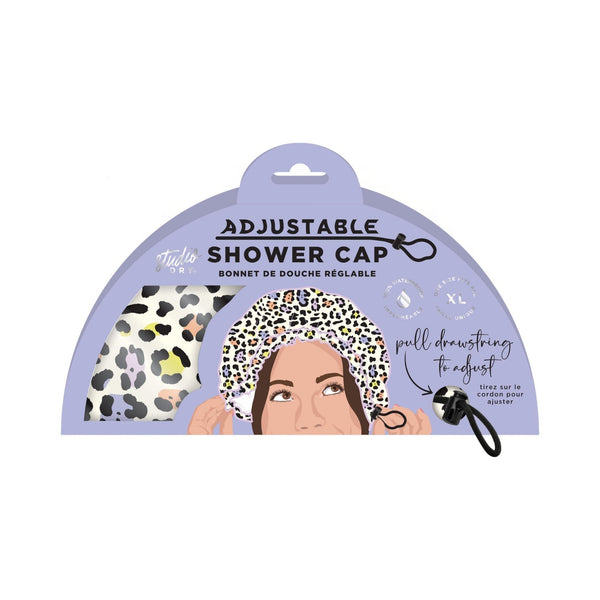 Adjustable Shower Cap Leopard
