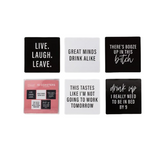 Black & White Coaster Set/10