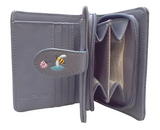 Small Zipper Wallet Cats In The Garden Grey