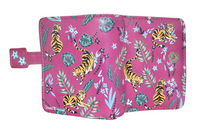 Small Zipper Wallet Tiger Jungle Magenta