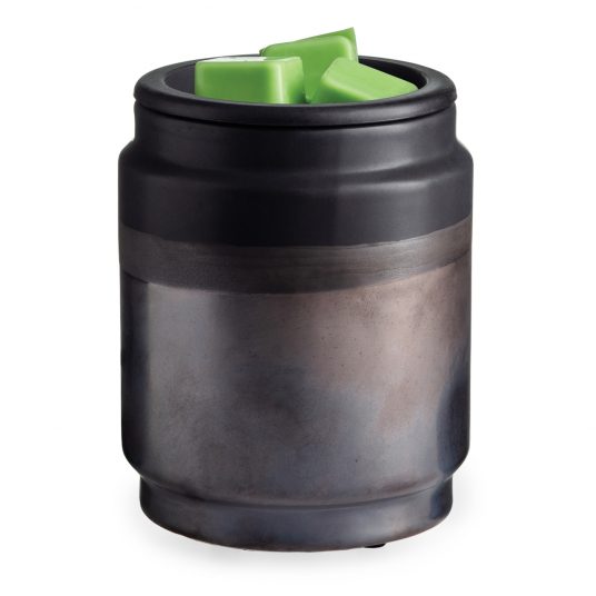 Silicone Dish Wax Warmer Black Dipped