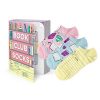 Book Club Ankle Socks 3 Pairs