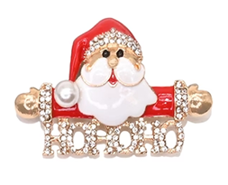 Brooch Santa Claus HoHoHo